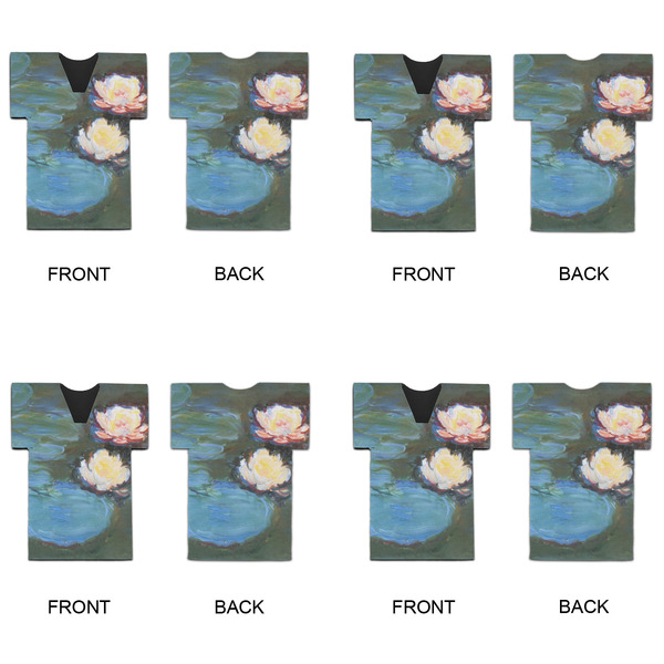 Water Lilies #2 Jersey Bottle Cooler - Set of 4 - APPROVAL