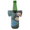 Water Lilies #2 Jersey Bottle Cooler - Set of 4 - FRONT (on bottle)