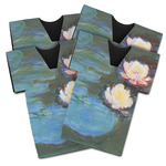 Water Lilies #2 Jersey Bottle Cooler - Set of 4
