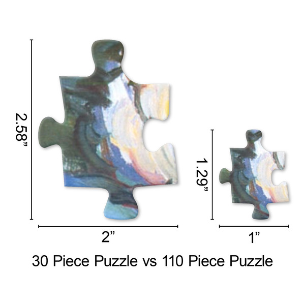 Water Lilies #2 Jigsaw Puzzle - Piece Comparison