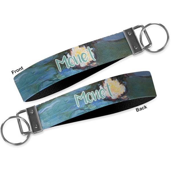 Water Lilies #2 Key-chain - Metal and Nylon - Front and Back