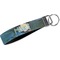 Water Lilies #2 Webbing Keychain FOB with Metal