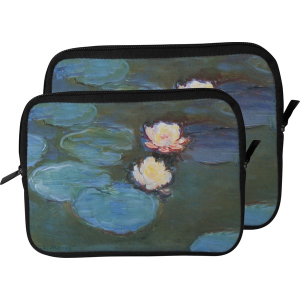 Water Lilies #2 Laptop Sleeve (Size Comparison)