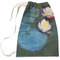 Water Lilies #2 Large Laundry Bag - Front View