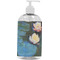 Water Lilies #2 Plastic Soap / Lotion Dispenser (16 oz - Large - White)