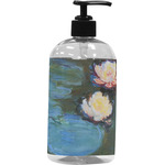 Water Lilies #2 Plastic Soap / Lotion Dispenser (16 oz - Large - Black)