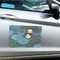 Water Lilies #2 Large Rectangle Car Magnets- In Context