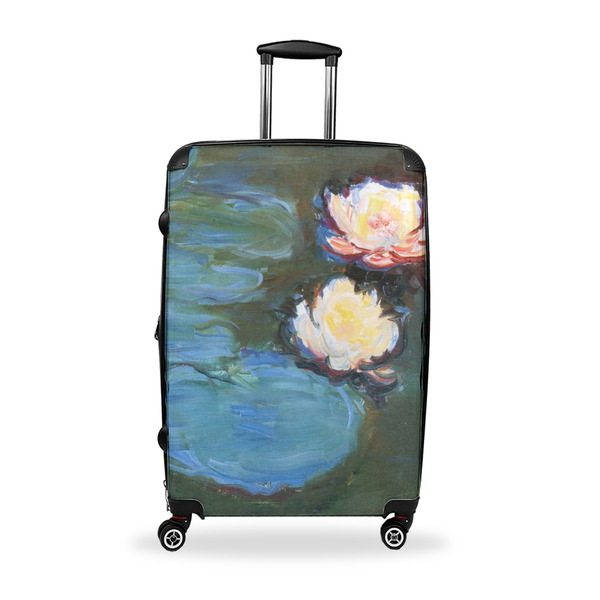 Custom Water Lilies #2 Suitcase - 28" Large - Checked