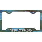 Water Lilies #2 License Plate Frame - Style C