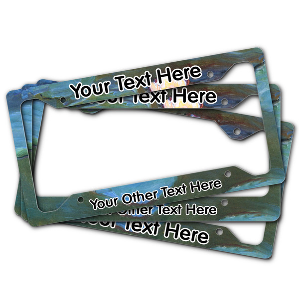 Water Lilies #2 License Plate Frames - (PARENT MAIN)