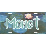 Water Lilies #2 Front License Plate