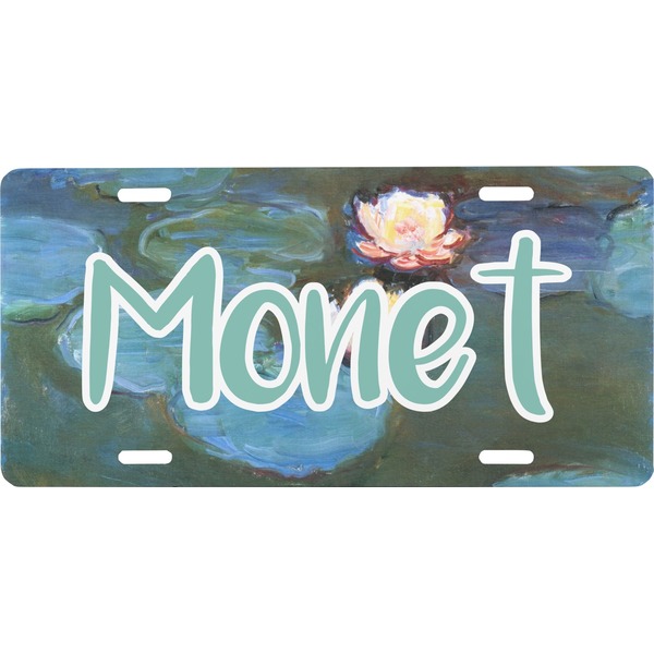 Custom Water Lilies #2 Front License Plate