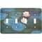 Water Lilies #2 Light Switch Cover (4 Toggle Plate)