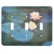 Water Lilies #2 Light Switch Covers (3 Toggle Plate)