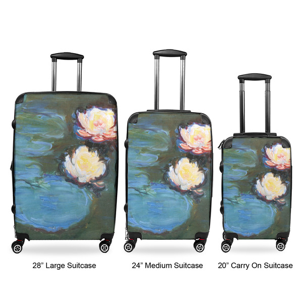 Water Lilies #2 Luggage Bags all sizes - With Handle