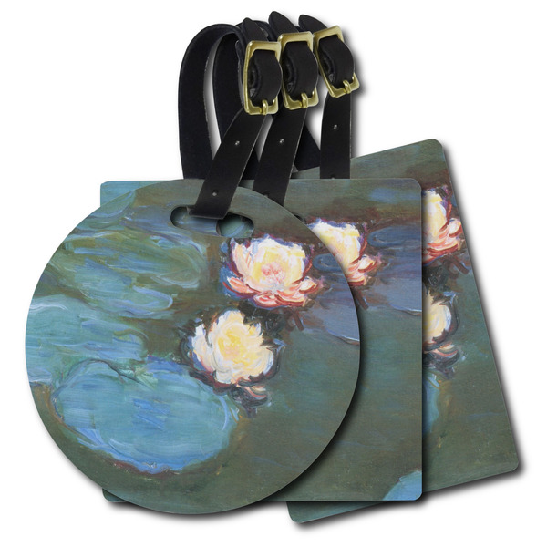 Custom Water Lilies #2 Plastic Luggage Tag