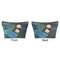 Water Lilies #2 Makeup Bag (Front and Back)