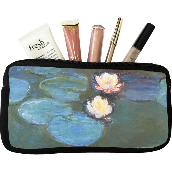 Custom Water Lilies #2 Makeup / Cosmetic Bag - Small