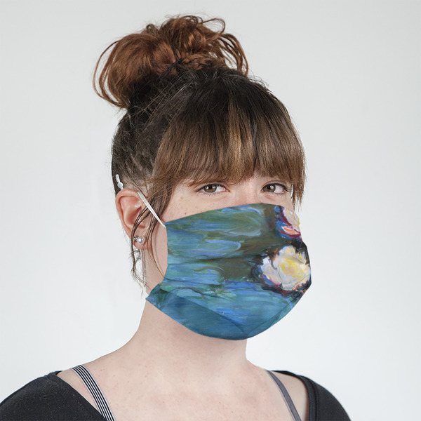Water Lilies #2 Mask - Quarter View on Girl