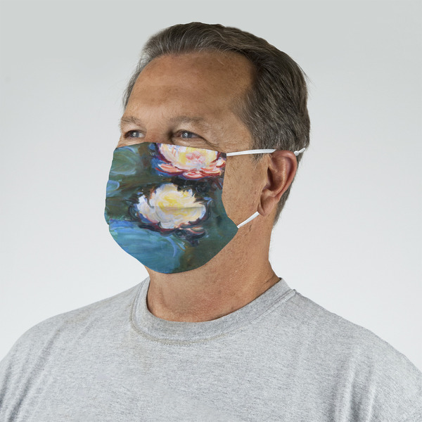Water Lilies #2 Mask - Quarter View on Guy