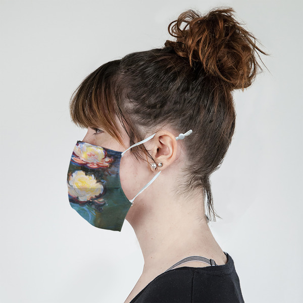 Water Lilies #2 Mask - Side View on Girl