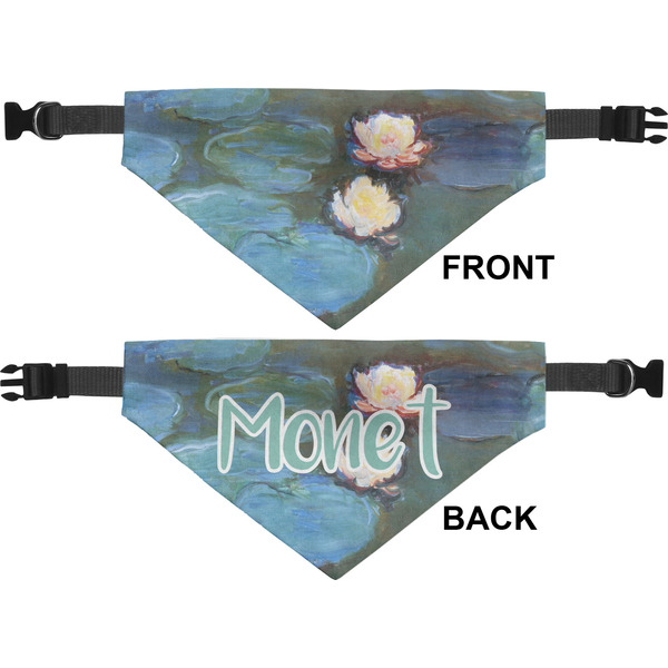 Water Lilies #2 Medium Dog Bandana Approval