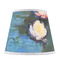 Water Lilies #2 Poly Film Empire Lampshade - Front View