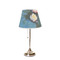 Water Lilies #2 Poly Film Empire Lampshade - On Stand