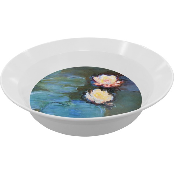 Custom Water Lilies #2 Melamine Bowl - 12 oz