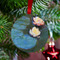 Water Lilies #2 Metal Ball Ornament - Lifestyle