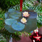 Water Lilies #2 Metal Benilux Ornament - Lifestyle