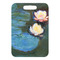 Water Lilies #2 Metal Luggage Tag - Front Without Strap