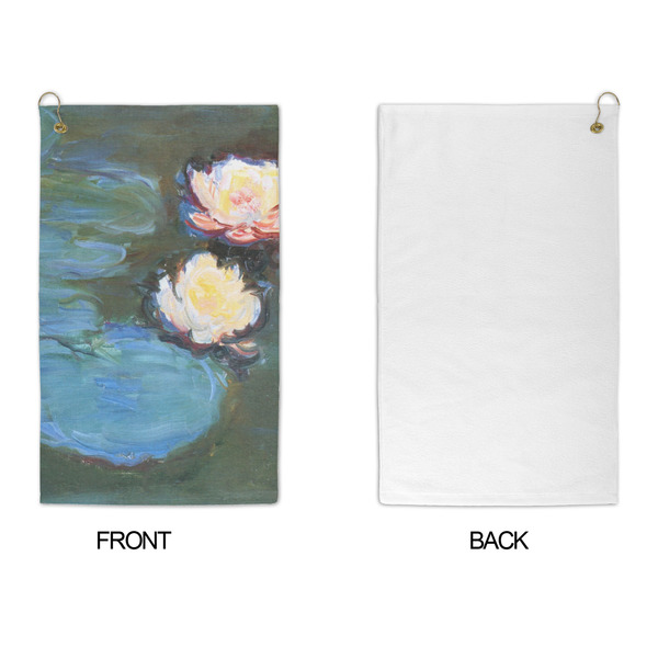 Water Lilies #2 Microfiber Golf Towels - APPROVAL