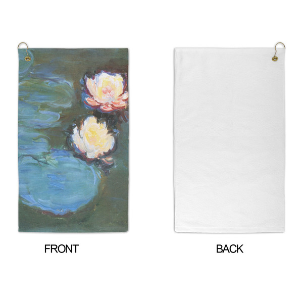 Water Lilies #2 Microfiber Golf Towels - APPROVAL