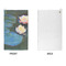 Water Lilies #2 Microfiber Golf Towels - APPROVAL