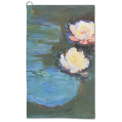 Water Lilies #2 Microfiber Golf Towel - Large
