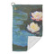Water Lilies #2 Microfiber Golf Towels Small - FRONT FOLDED