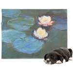 Water Lilies #2 Dog Blanket - Large