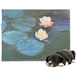 Water Lilies #2 Dog Blanket - Regular