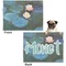 Water Lilies #2 Microfleece Dog Blanket - Regular - Front & Back