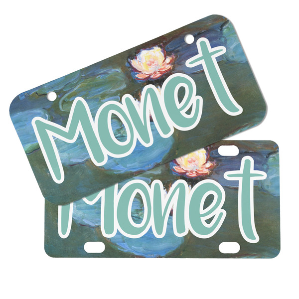 Water Lilies #2 Mini License Plates - MAIN (4 and 2 Holes)