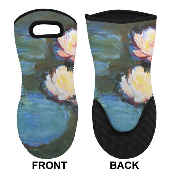 Water Lilies #2 Neoprene Oven Mitt (Front & Back)