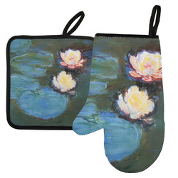 Water Lilies #2 Left Oven Mitt & Pot Holder Set
