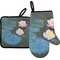 Water Lilies #2 Oven Mitt & Pot Holder Set