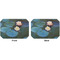 Water Lilies #2 Octagon Placemat - Double Print Front and Back