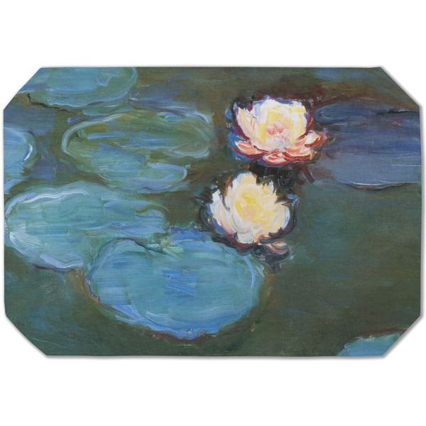 Custom Water Lilies #2 Dining Table Mat - Octagon (Single-Sided)
