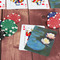 Water Lilies #2 On Table with Poker Chips