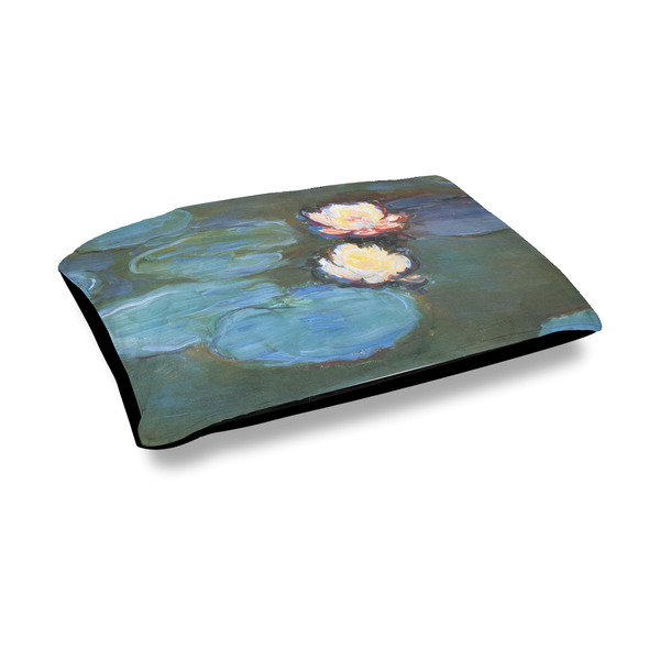 Custom Water Lilies #2 Outdoor Dog Bed - Medium