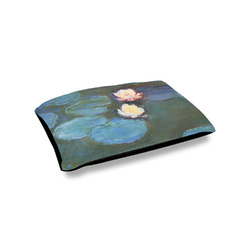 Water Lilies #2 Outdoor Dog Bed - Small