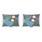 Water Lilies #2 Outdoor Rectangular Throw Pillow (Front and Back)